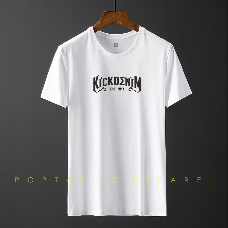 KICK DNM - Kaos Distro Pria Wanita Katun Combad 30S Premium/ LEMBUT / ADEM