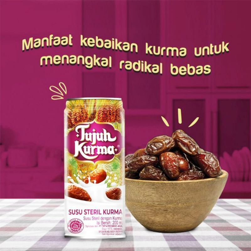 Susu Steril Tujuh Kurma 200ml