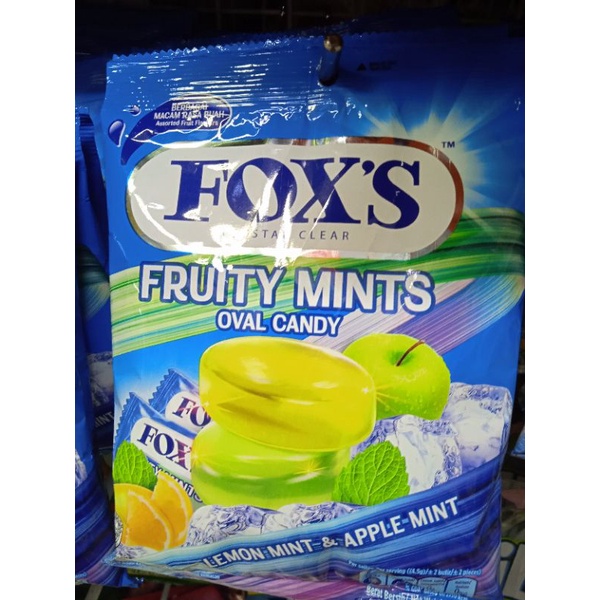 

Permen Fox's Fruity Mints Oval Candy 125 Gram