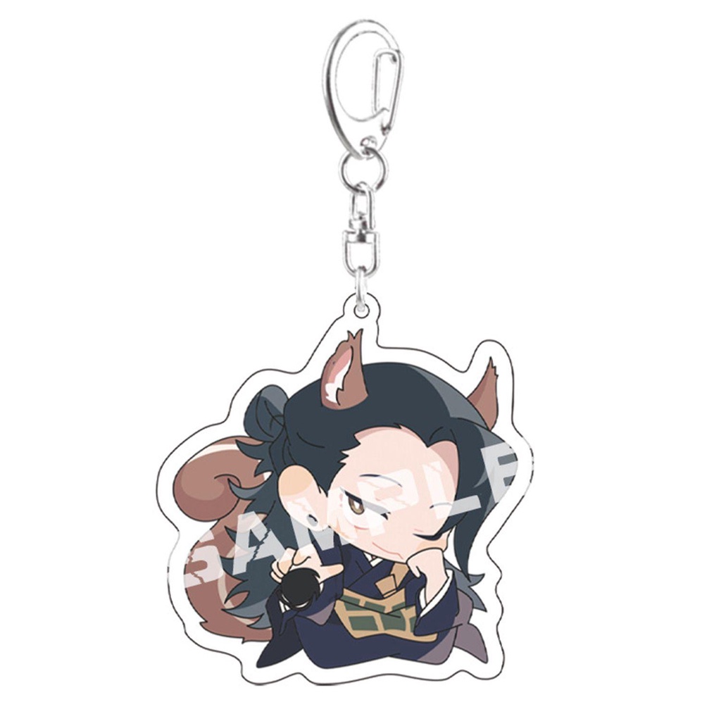 Lily Conjure Kembali Kreatif Definisi Tinggi Liontin Gantungan Kunci Akrilik