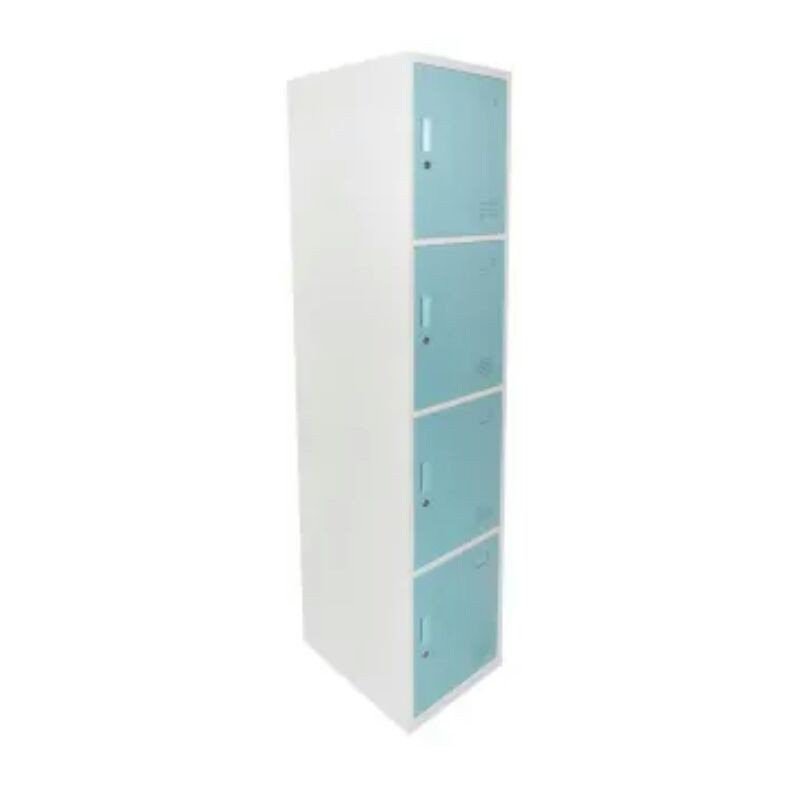 loker 4 pintu krisbow light green / locker 4 pintu krisbow / locker 4 doors single column light grn