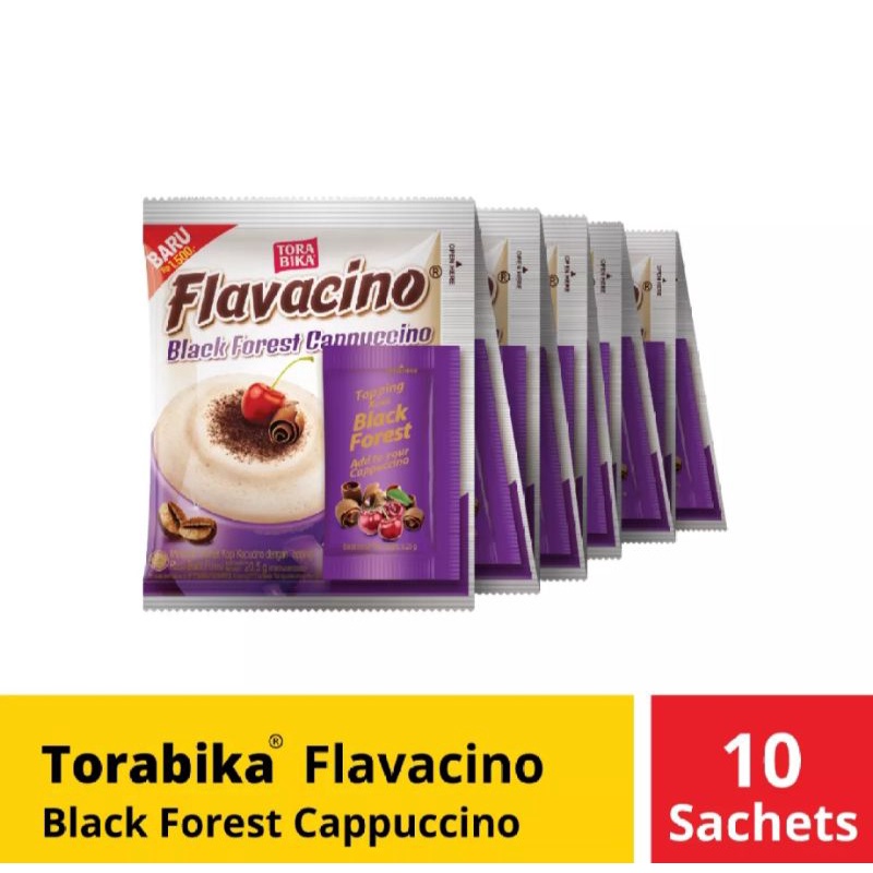 Torabika Flavacino Black Forest Cappuccino 10 Sachet x 20 Gr