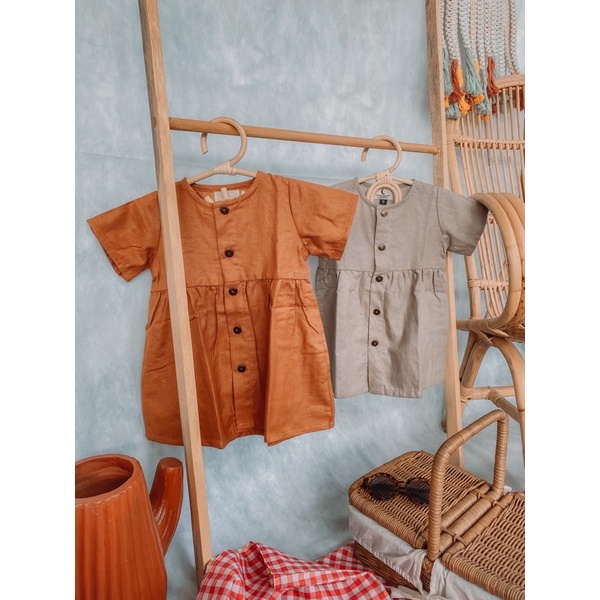 GAIA DRESS | BOHO BABY | EARTH TONE | ATASAN ANAK | DRESS ANAK PEREMPUAN | BAJU ANAK