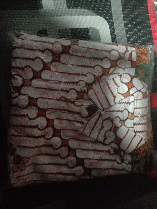 Couple Batik Parang Putih Bruklat Terbaru Lumbung Batik