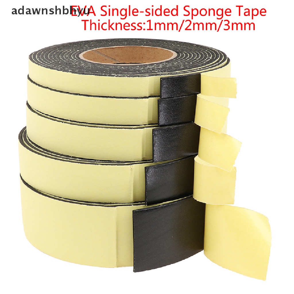 [adawnshbhyu] 5m EVA Sponge Busa Perekat Kuat sealing Shockproof Cushioning Tape.