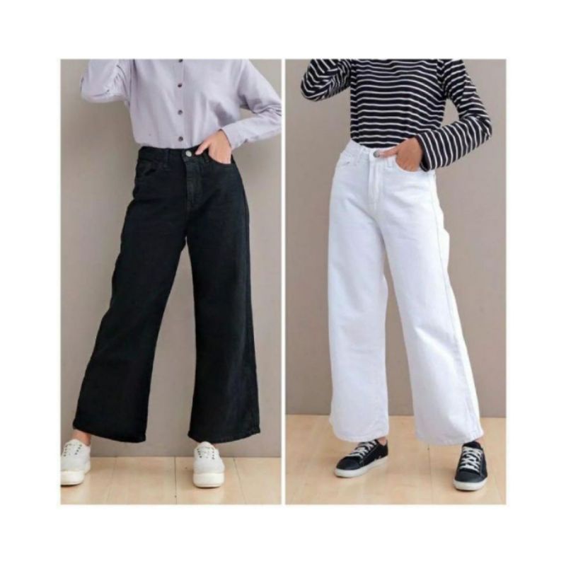 CLASSIC KULOT.. HIGHWAIST DENIM || BACA DESKRIPSI