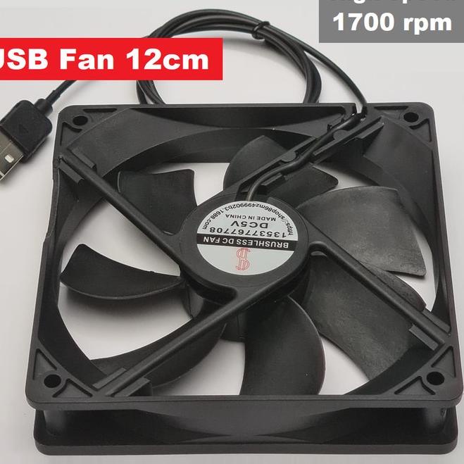 Sangat Nyaman.. Cooling Fan USB Kipas Pendingin TV Box Wifi Router AQUASCAPE AQUARIUM - 6cm