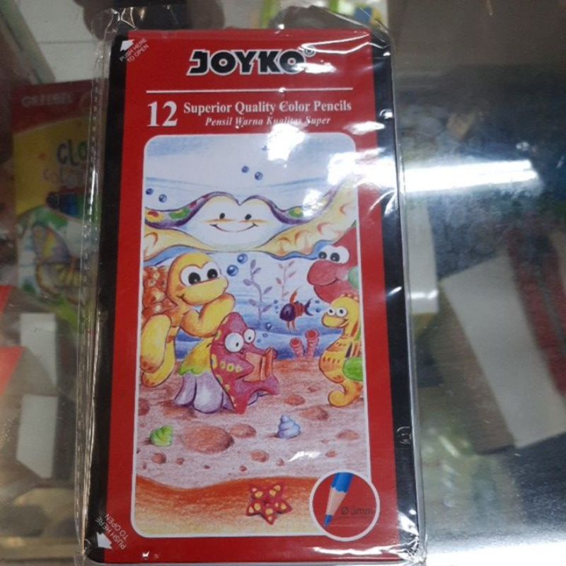 

Pensil Warna JOYKO Kaleng Tin Case 12 / 24
