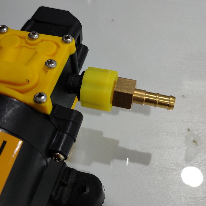 Konektor Pompa DC type Drat ke Nepel 5/16