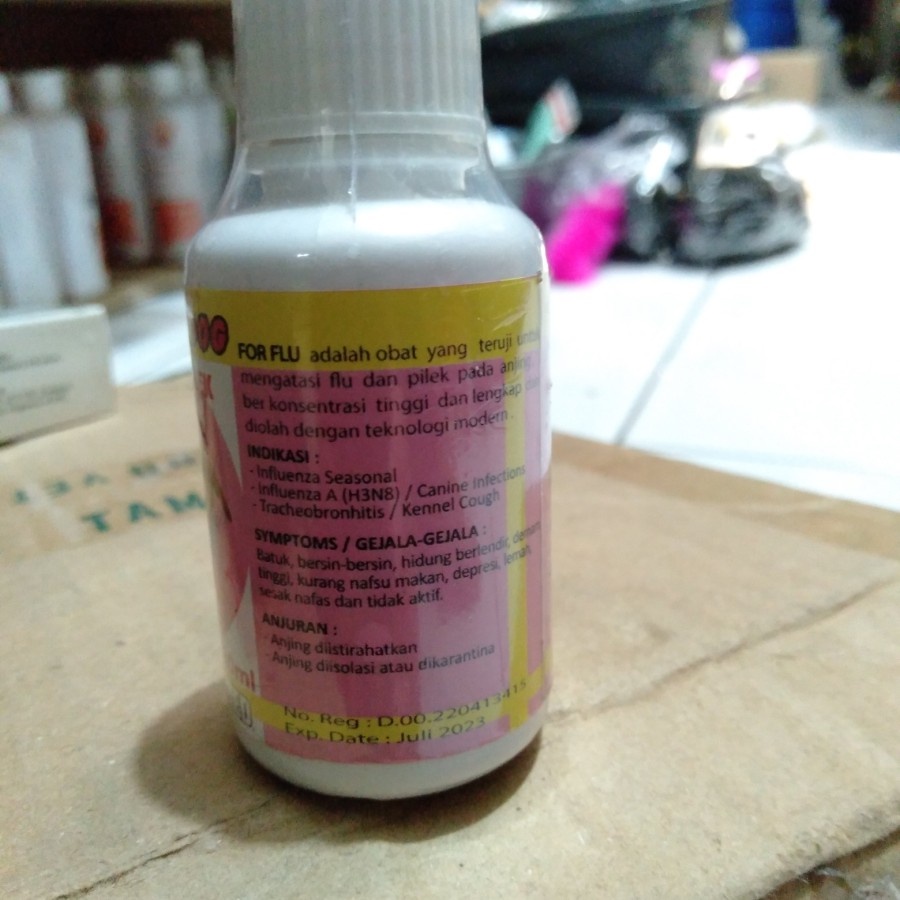 For Flu Dog - Obat Flu Anjing Pilek Puppy Anjing Dog Bersin Bersin