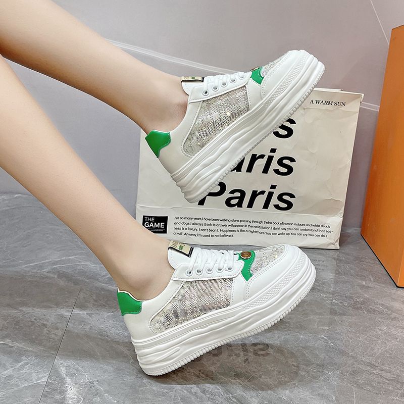 DDS8090 Sepatu Sneakers Wanita Fashion Import OOB Mesh Ready Jakarta Bisa COD (With Box)