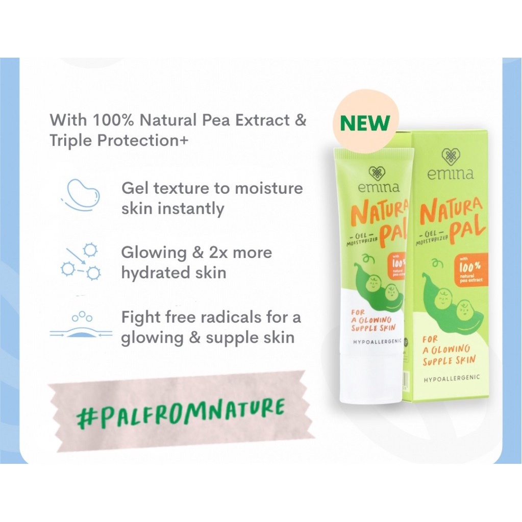 EMINA Natura Pal Gel Moisturizer 20ml