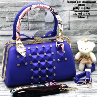 READY Tas  wanita BEHEL diamond  jelly  matte  SEMPREM 