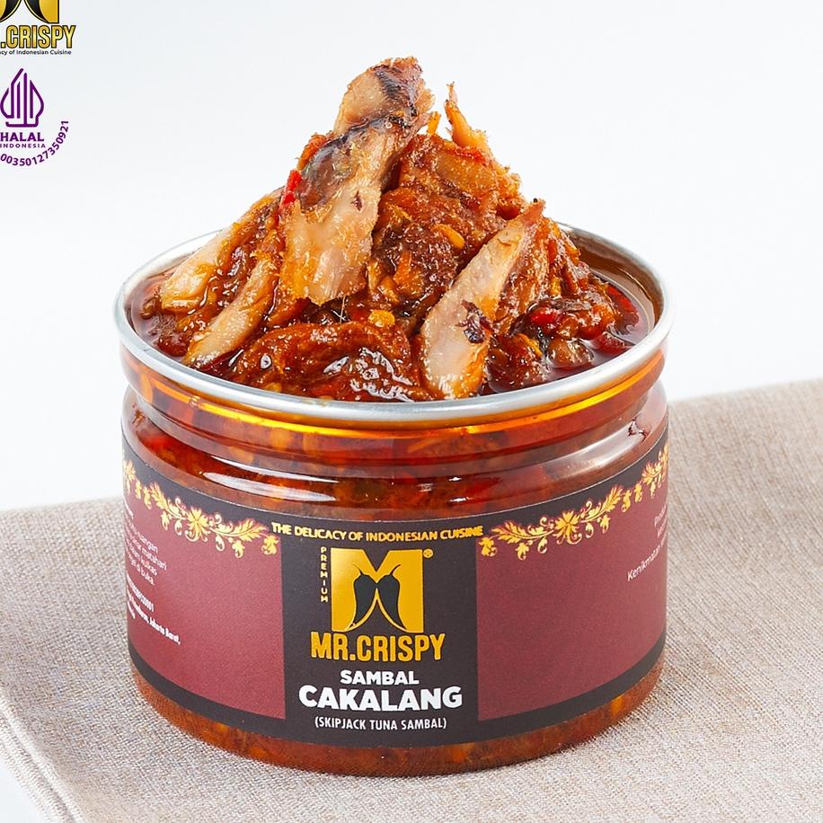 

Gratis ongkir|SQ23|Sambal Cakalang/Tongkol/Roa/Ikan Asin Jambal Sambel Mr.Crispy