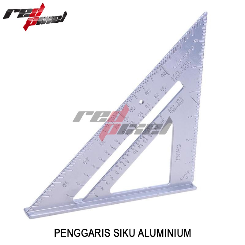 

Penggaris Siku Mistar Triangle Ruler Aluminium