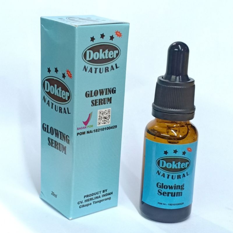 SERUM GLOWING DR BIRU 20ML - Serum Wajah