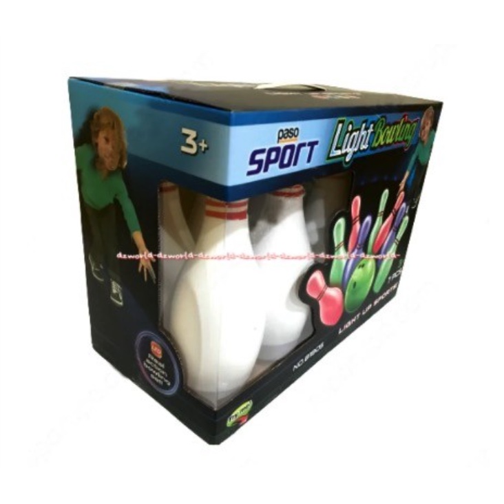 Paso Bowling Game Mainan Bowling Untuk Anak Glow In The Dark Bisa Pin Bisa Menyala Saat Gelap Passo Paso Sport Bow Ling