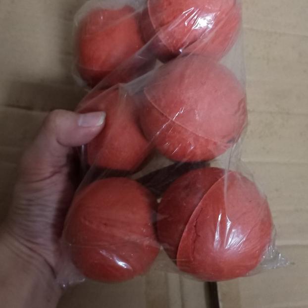 Bola Kasti Karet Merah Kualitas Bagus (Harga Per 6 pc)