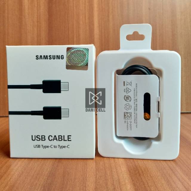 Kabel Data Samsung Original Type C to Type-C 3A Fast Charging 25W