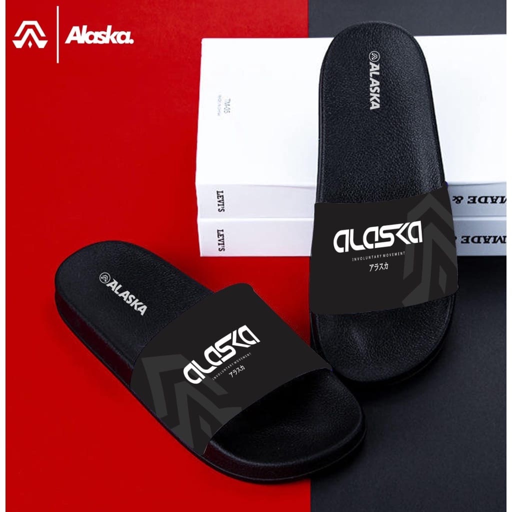 Sandal Slide Pria Dewasa Merk ALASKA Terbaru