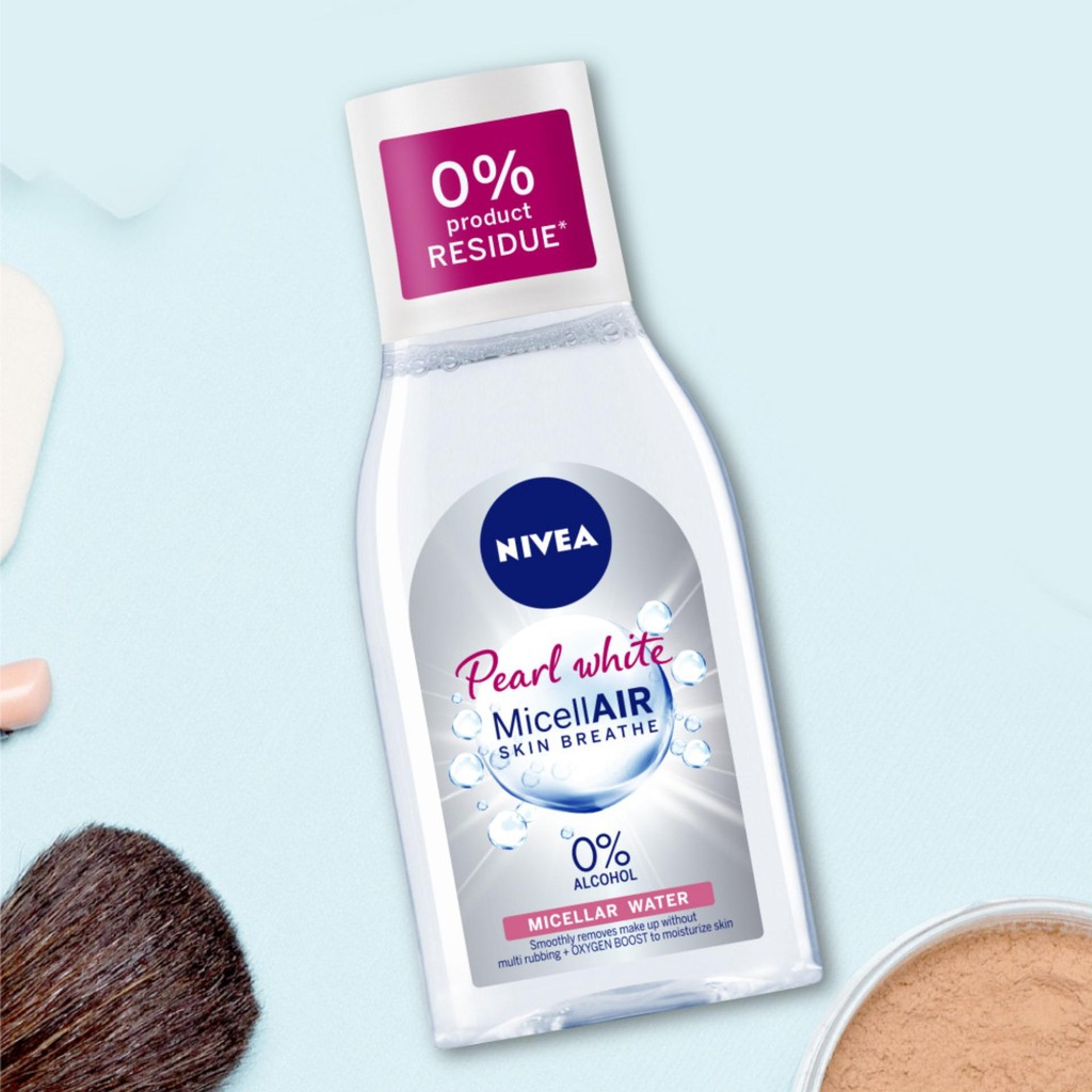 Nivea Micellair Skin Breathe Pearl White micellar water 125 ml