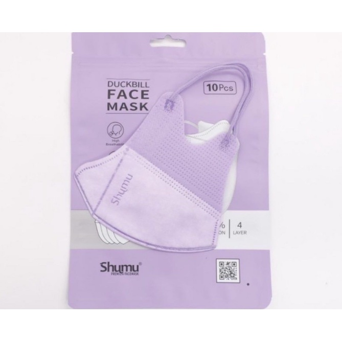 MASKER DUCKBILL GARISCAREION 4PLY WARNA PREMIUM 1PACK ISI 10PC MASKER DUCKBILL DEWASA