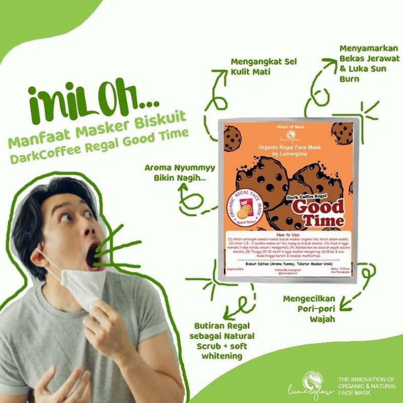 Masker Biskuit Capucino Regal Tim Tam