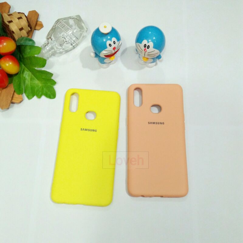Loveh - CASING SAMSUNG A10S SOFT CASE POLOS WARNA LOGO HP