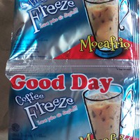 

good day coffe freze sachet, good day mocafrio sachet, minuman sachet