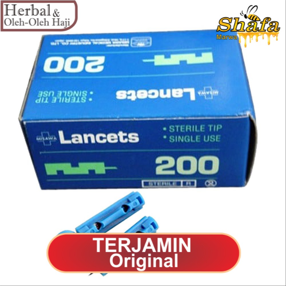 (Eceran) Lancets / Lancet Jarum 21G misawa ISI 200 Exp Lama Termurah