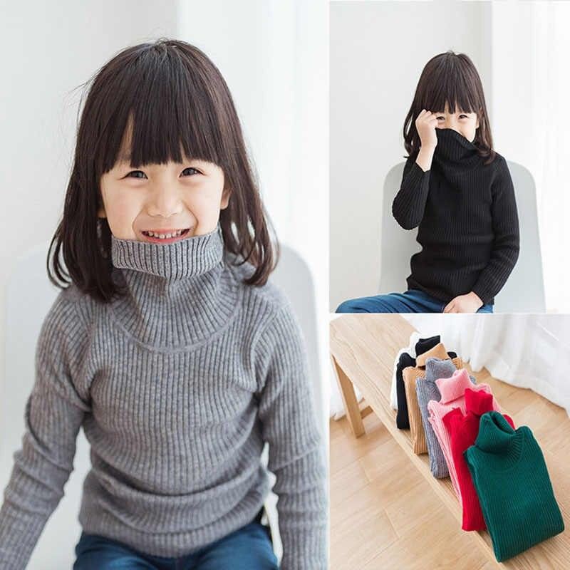 SN - Sweater Turtleneck Rajut Anak 4-7 tahun