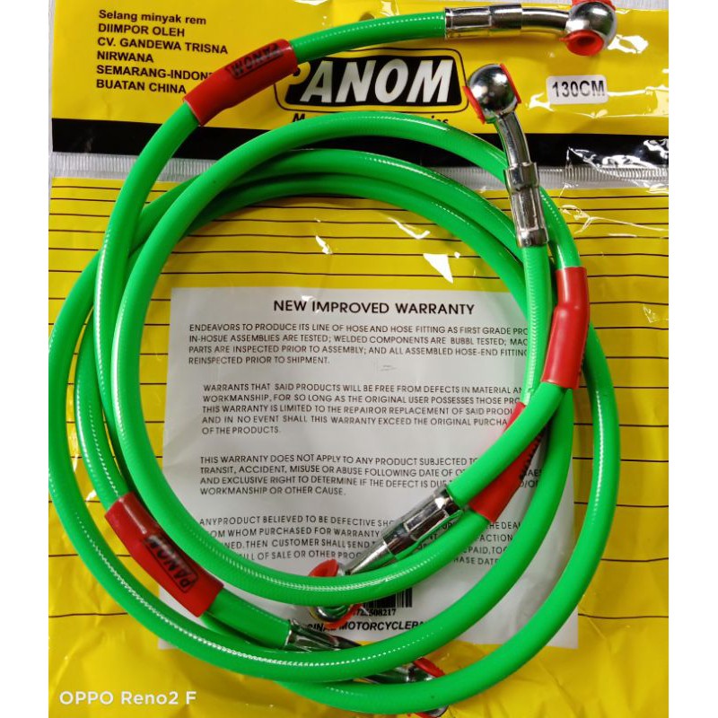 slang rem depan belakang KLX D-Tracker CRF WR 155 Hijau