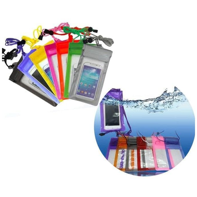 Waterproof Case Bag XL 6.5 Inch Waterproof Pouch Case Hp Tas hujan tali gojek grab anti hujan