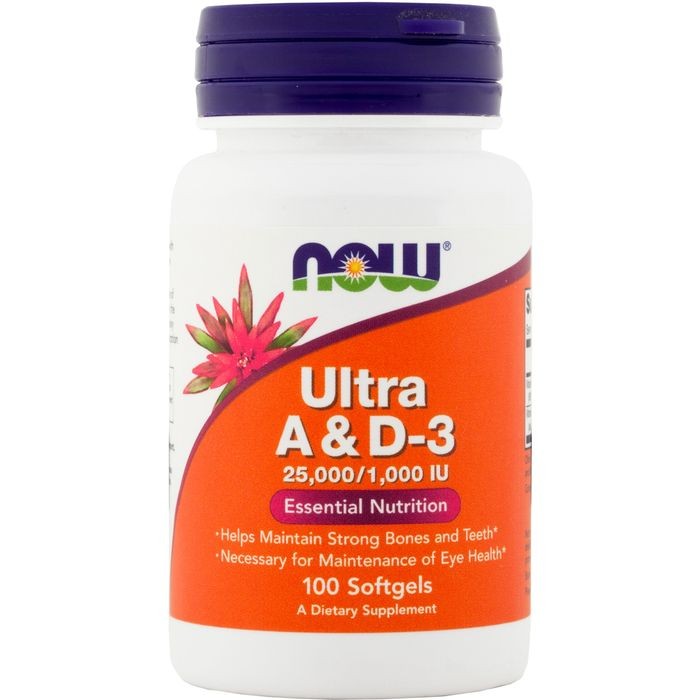 Now Food Ultra A D3 100 Softgels Now A D3 Ultra Vit A Vit D3 Ori USA