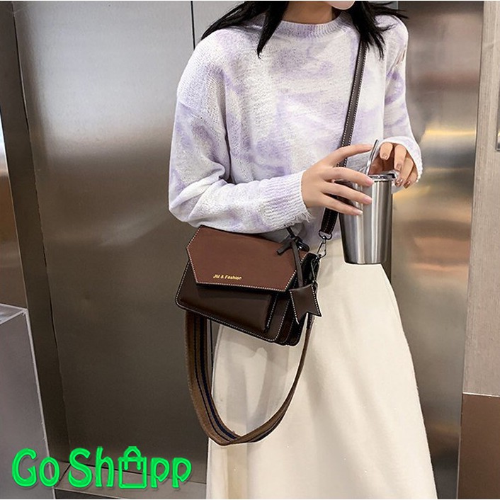 Tas Selempang Wanita Terbaru 2 Tali JM Fashion Bahan Kulit PU Premium - Tas Fashion Korea [SL51]