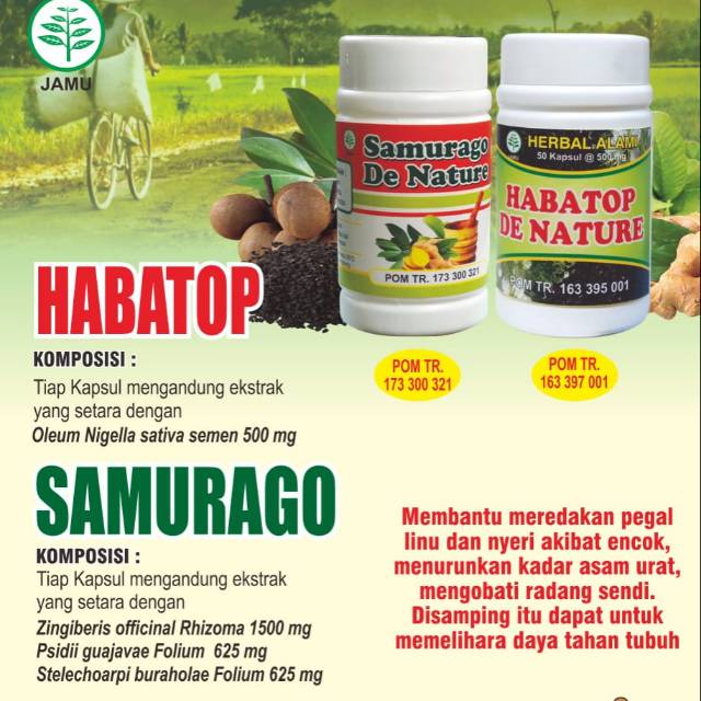 

Paket asam urat herbal de nature
