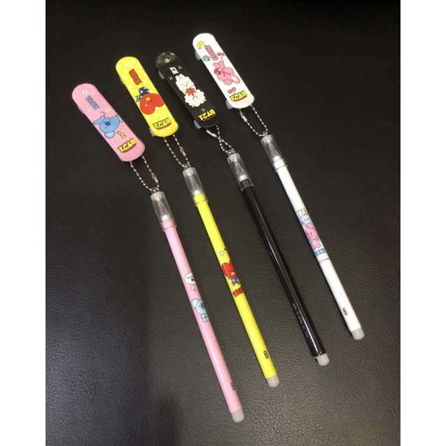 

Pen gel / gelpen gantungan skateboard / papan luncur army BTS BT21 (satuan)