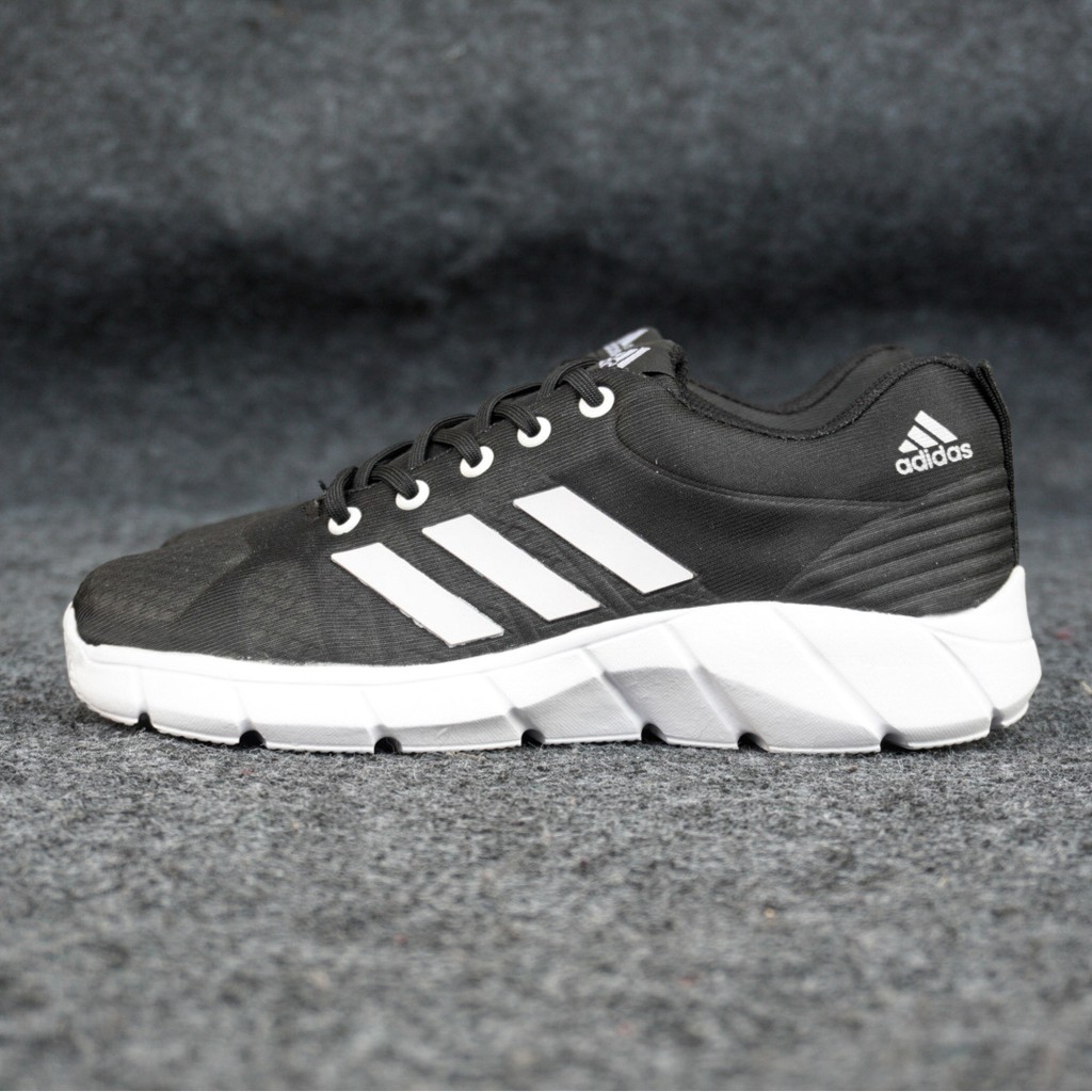 Sepatu Sneakers Olahraga Pria Adidas Robot Hitam Running Sport Spatu Jogging Kuliah Sekolah Laki