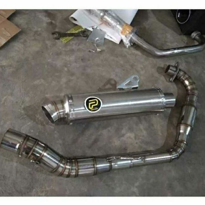 knalpot PEKAJAMAN KOMPETISI LEHER BUM motor CB GL TIGER MEGAPRO