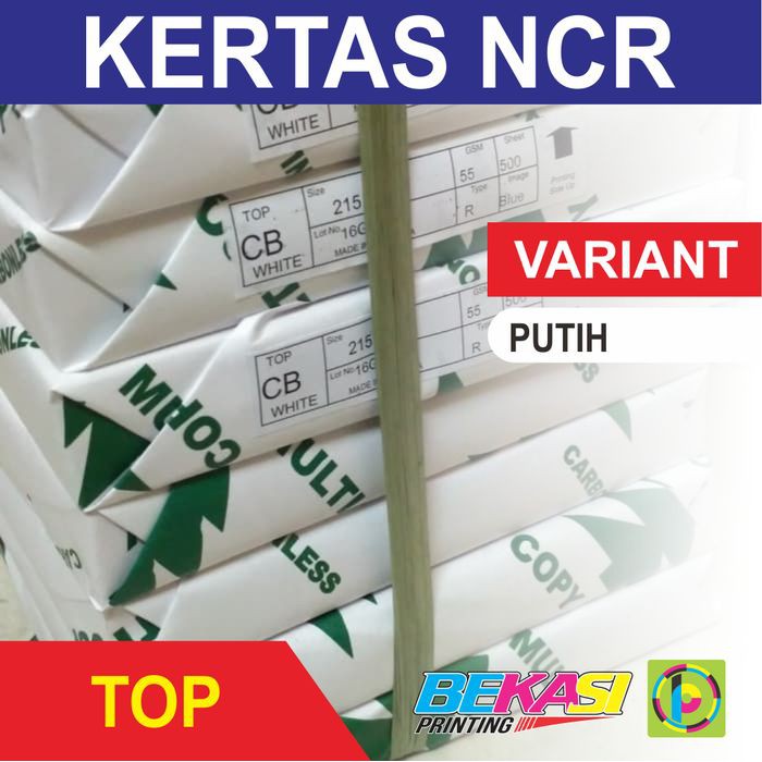 

Langsung Order Kertas NCR Multi Copy - Top Sheet - Putih Limited