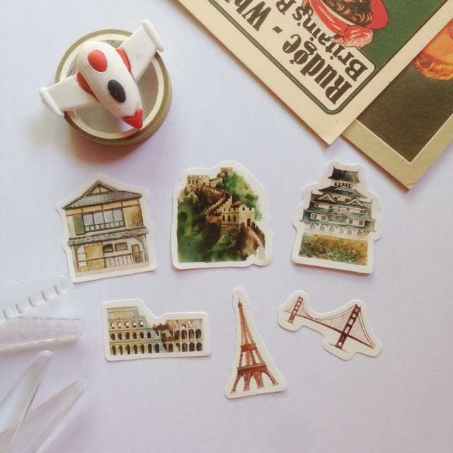 

Sticker Travel / Sticker Jurnal / Stiker dunia