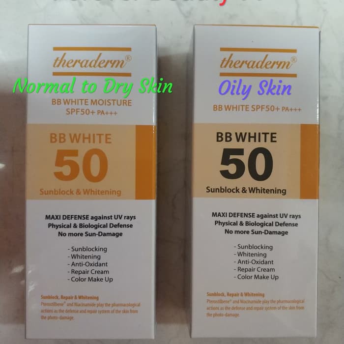 Unik  Theraderm BB White SPF 50 PA    sunblock   whitening   moisture  Limited