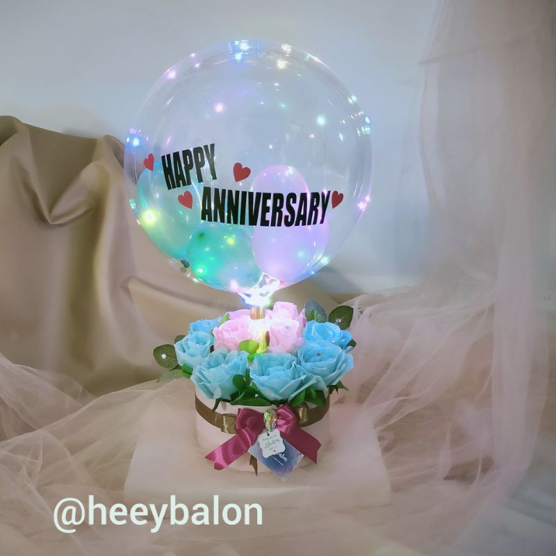 Balon Box/Hot Ait Balon/Balon Sncak/Balon Ultah/Kado ultah/Buket Balon/Buket Bunga/Buket Wisuda/Kado