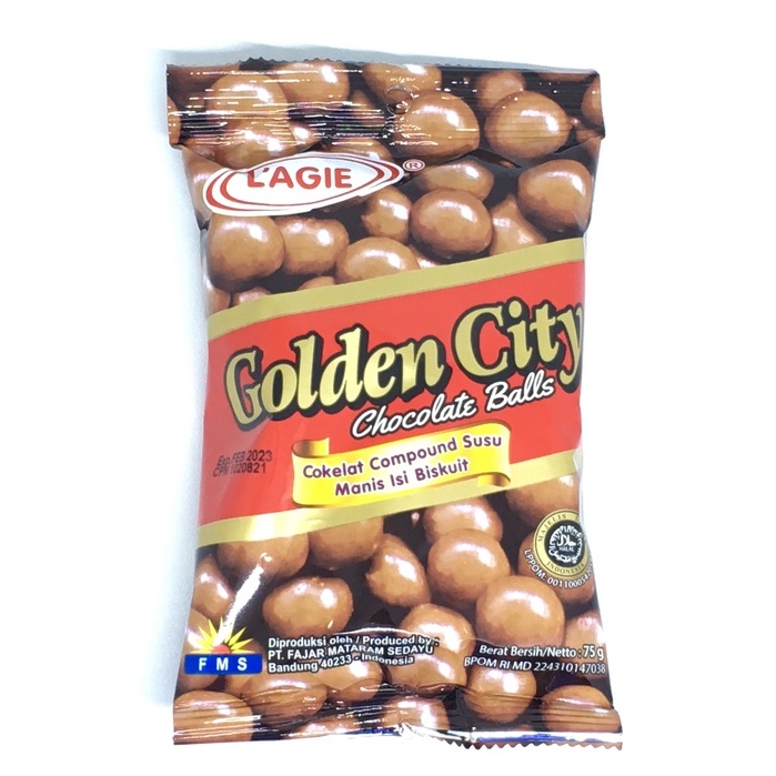 

Lagie Golden City Balls 6 Sachet Kemasan 75gr