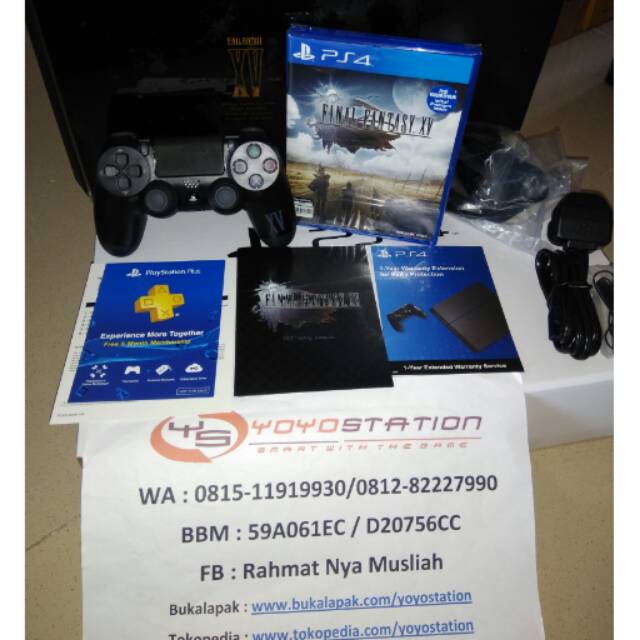 PS4 Slim 1TB - Final Fantasy XV Luna Limited Edition