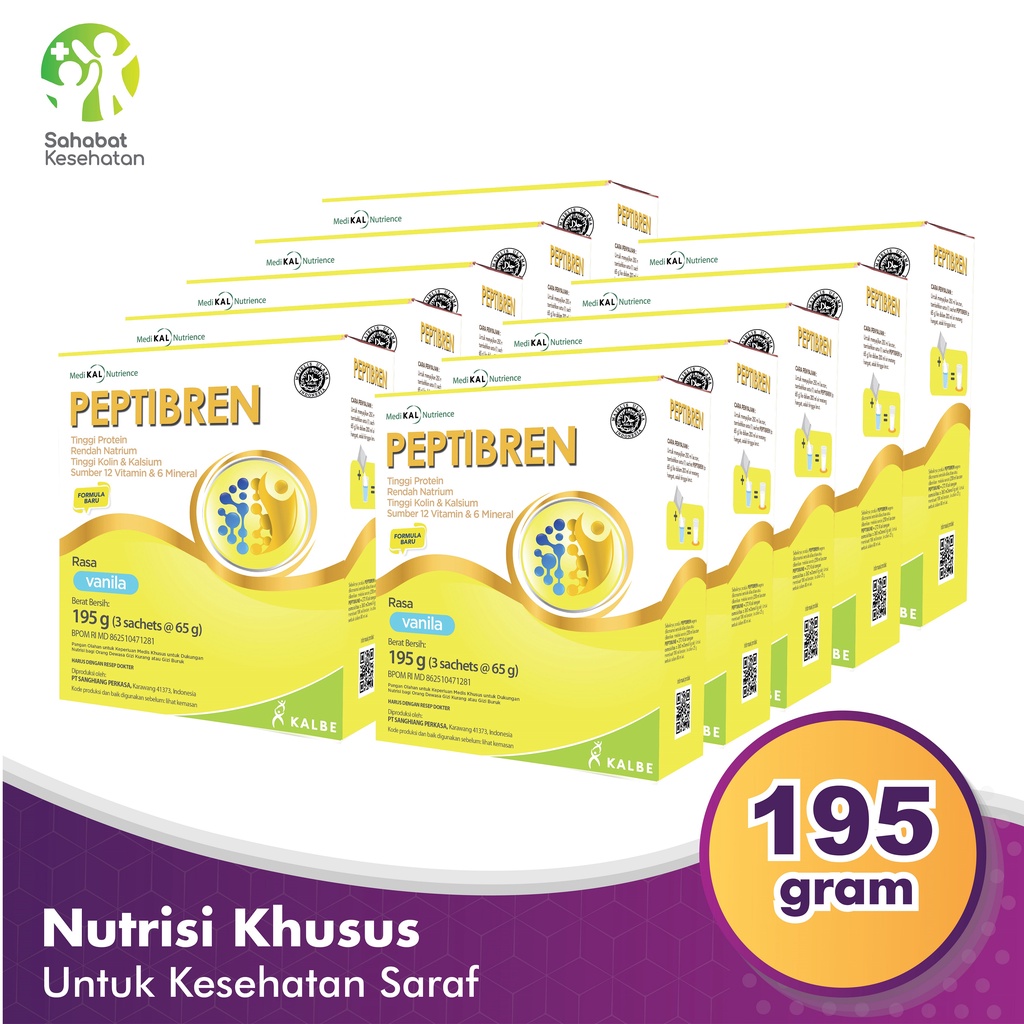 

Bundle 10 Box Peptibren - Nutrisi Kesehatan Saraf