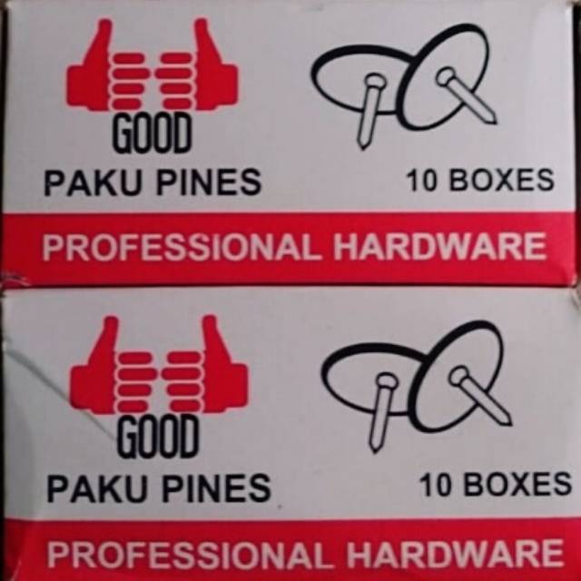 Paku Pines / Payung Good Thumb Tacks per Dos (isi 10 kotak kecil)