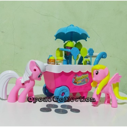 mainan ice cream stroller little pony kemasan kantong T