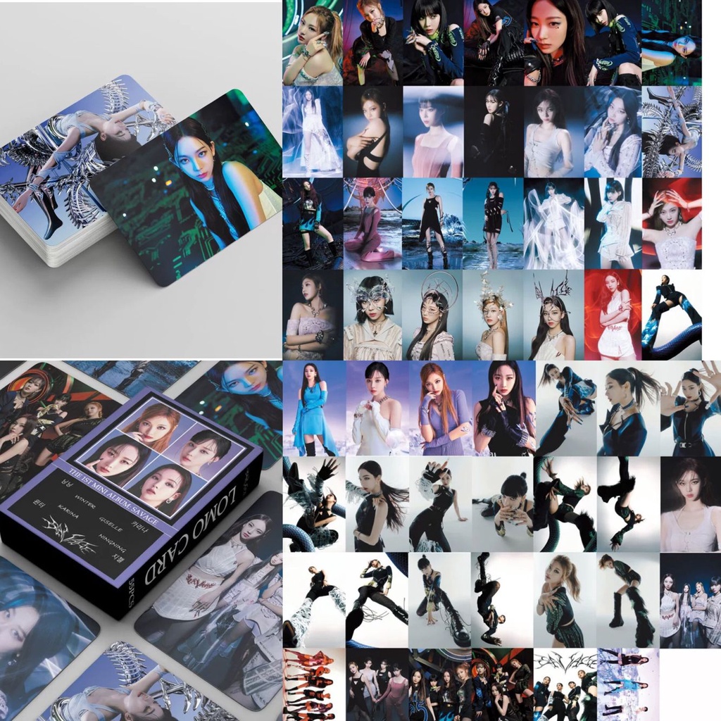 55pcs / set Kartu Lomo Album Savage Dreams Come True