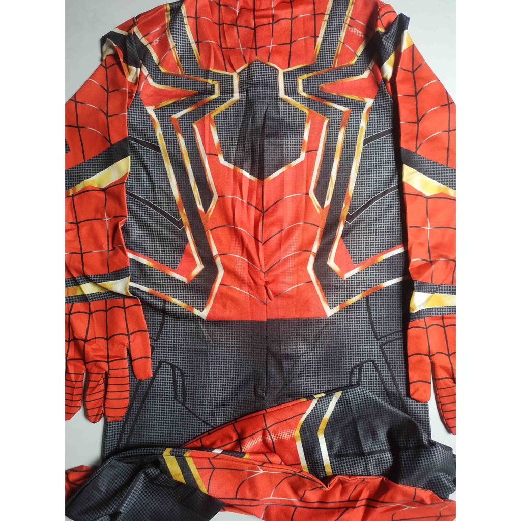The Iron Spider Armor Costume Spiderman Kostum Real Import